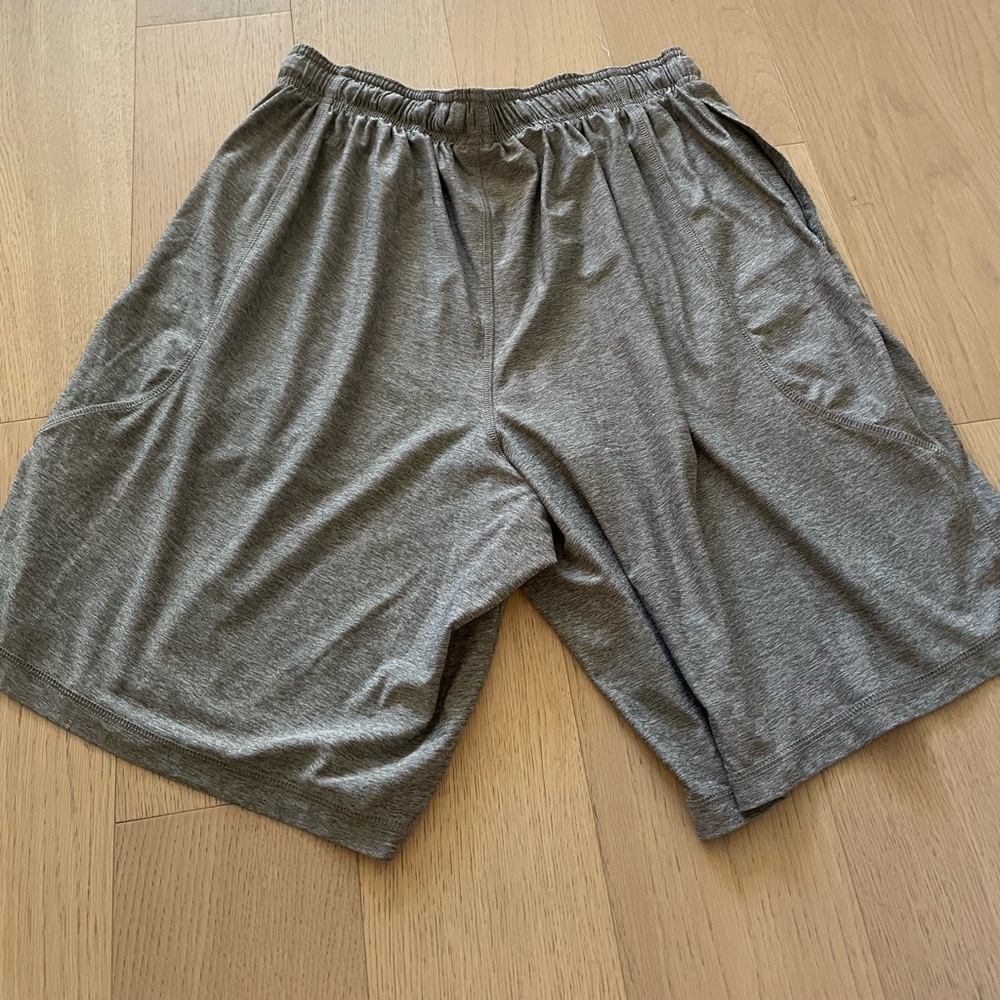 Mens Grey Mitre Basketball Shorts